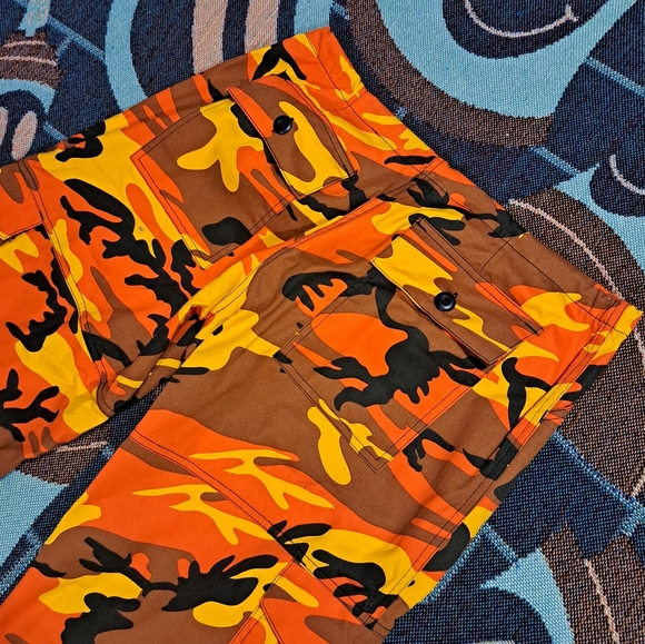 🌈ROTHCO CAMO CARGO PANTS-M - Picture 4 of 6